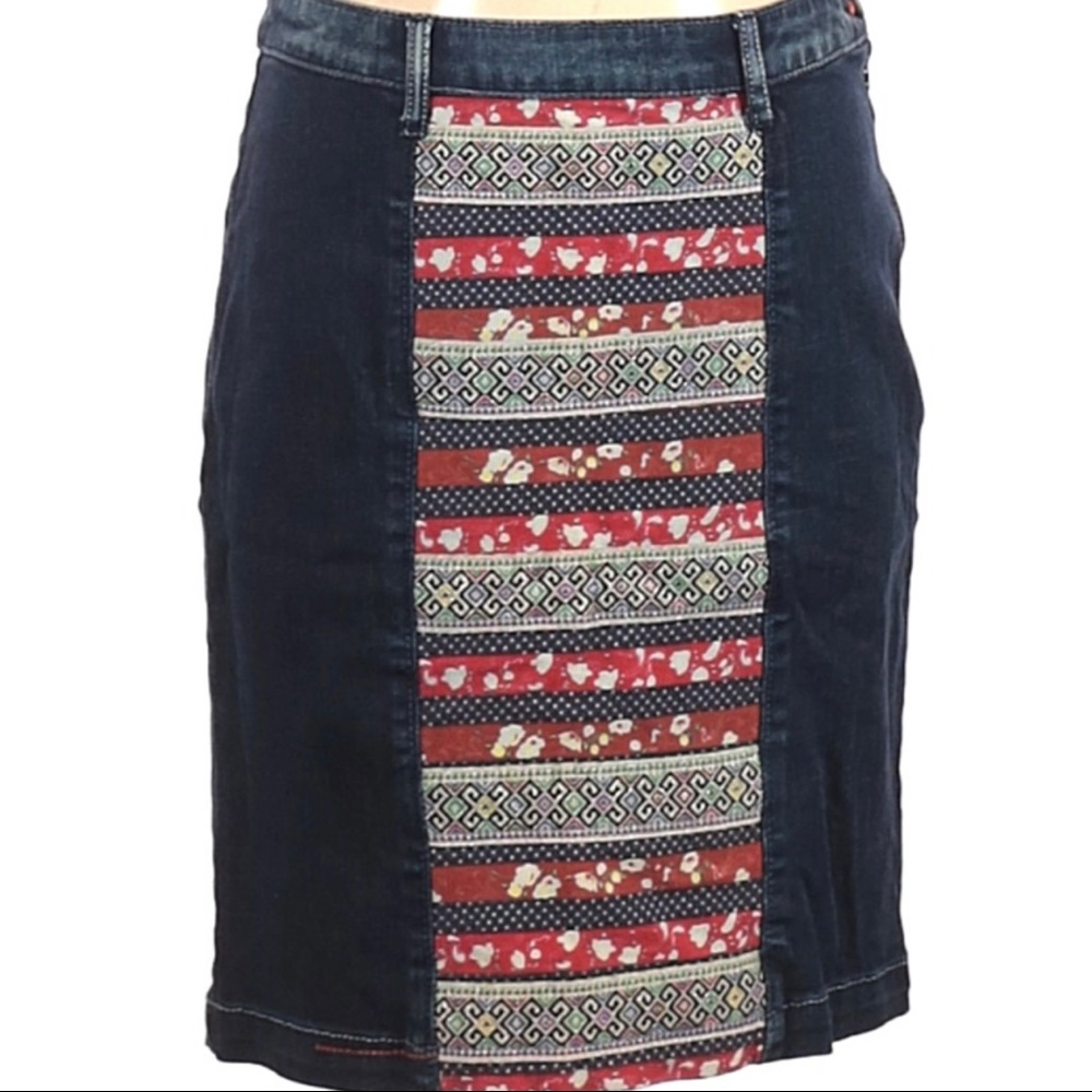 Holding Horses Denim Skirt